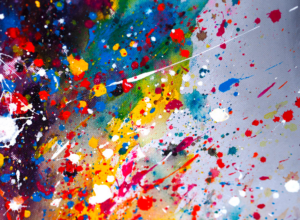 Paint splatter - After School Kids Art Club Totnes, Devon