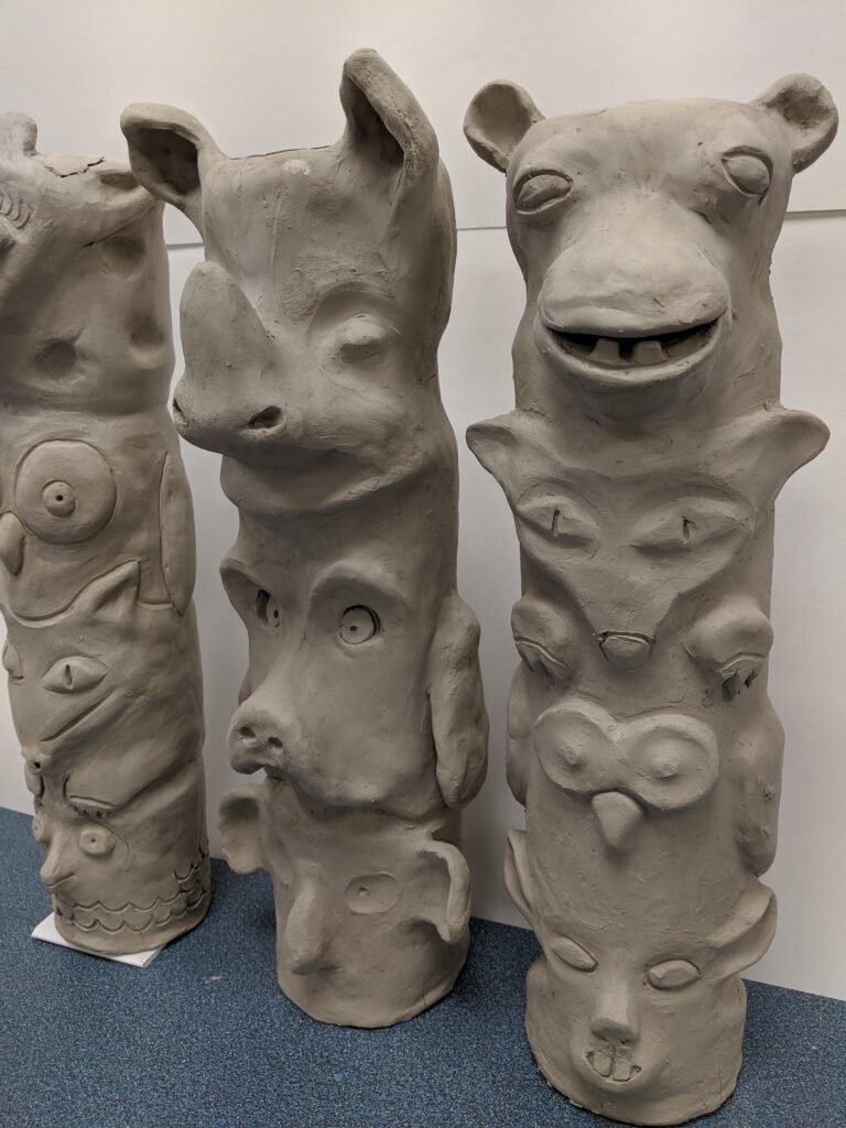 Kids Pottery Club Creations | Totnes Kids Art Club