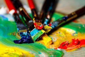 Painting - The Grove Primary School Kids Art Club Totnes, Devon